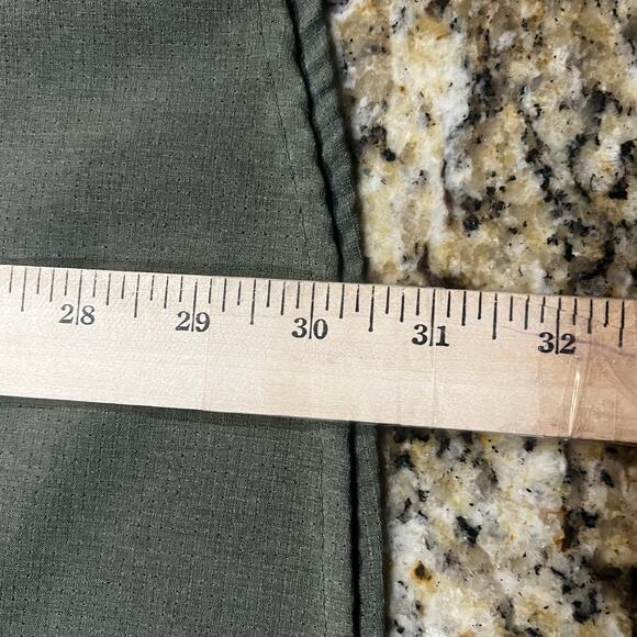 Mountain Hardwear XL Green Button Down Trail Shirt Outdoor Hiking Long Sleeve - Picture 6 of 6